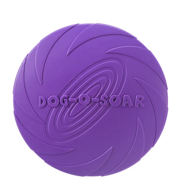 Interactive Silicone Flying Saucer Toy for Dogs And Cats Chew Resistant Flying Disc Pet Game Perfect for Puppy Training Fun
