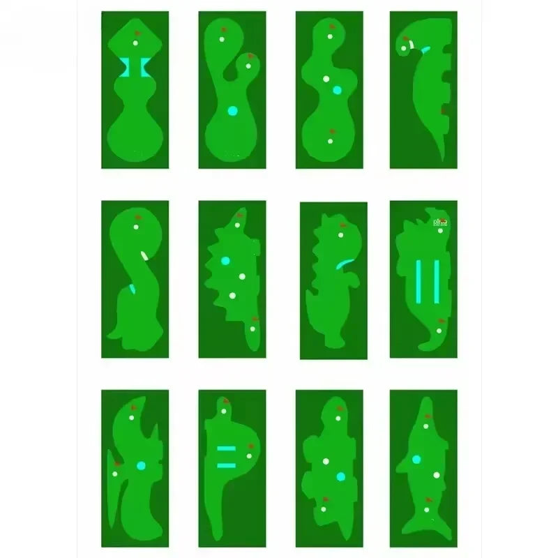 Golf Putting Greens Thickened Practice Mat Indoor Use Artificial Greens Putting Drills Large Golf Practice Mat Golf Simulators