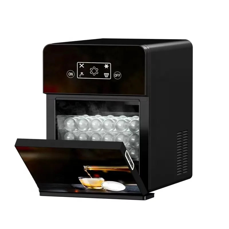 Counter Top Home Sphere Ice Machine Crystal Ice Ball 4Pcs Per Cycle 160Pcs and 10Kgs Per Day for Cocktails Drinks Whiskey