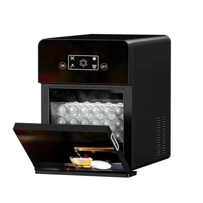 Counter Top Home Sphere Ice Machine Crystal Ice Ball 4Pcs Per Cycle 160Pcs and 10Kgs Per Day for Cocktails Drinks Whiskey