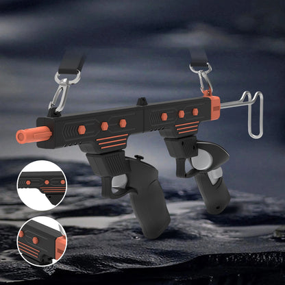 VR Gunstock Compatible for Meta Quest 3S/3 Accessories VR Controller Stock Adapter Enhance Real Feeling and Stability