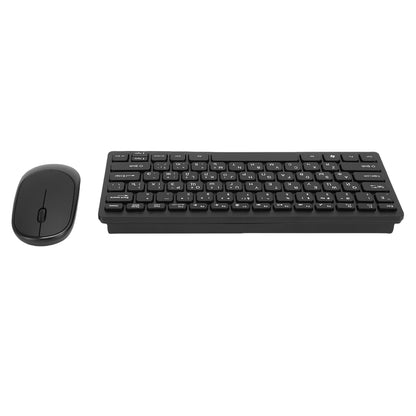 Russian Keyboard Mouse Set 78 Keys Slim 2.4G Wireless Keyboard and Mouse Combo for PC Laptop