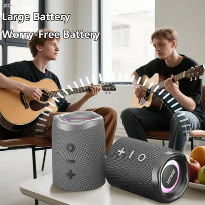 ZEALOT-M5 Magnetic Bluetooth Speaker, 2-in-1 Portable Mini Speaker with Power Bank, Macaron Colors, Dual Channel
