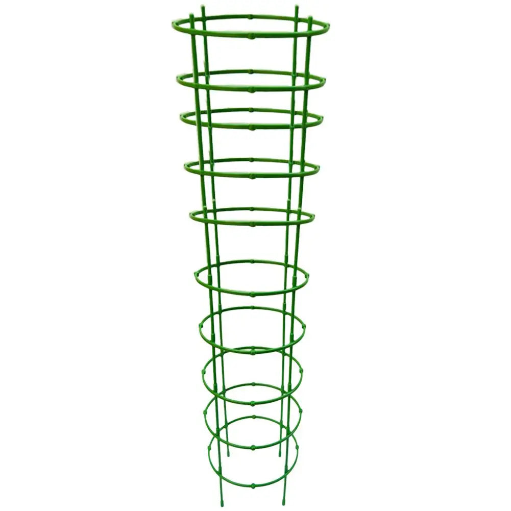 3/6/10 Layers Plant Support Plant Stakes Round Plant Support Ring Plastic Plant Cage Holder Flower Pot Climbing Trellis