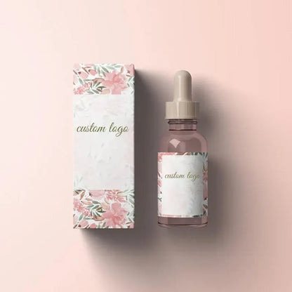 custom paper boxes Skin Care Glass Dropper Bottle Box CBD Box Packaging for Essential Oils