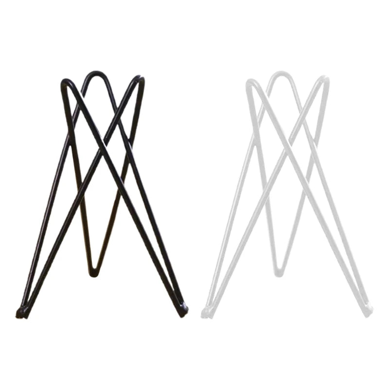Air Plant Holder Metal Flower Pot Stand Geometric Iron Tillandsia Display Art G5AB