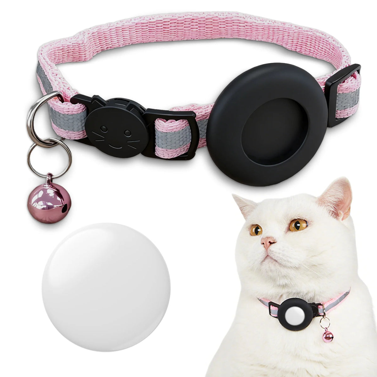 Adjustable Pet Collar Gps Tracker for Apple Find My IOS Finder Location Tracker Kits Pet Supplies Cat Pet Electronic Devices