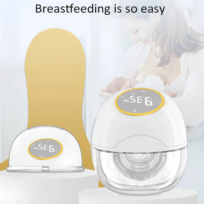 Portable 1PCS Electric Wearable Breast Pump Smart Silent Breast Milk Collection Hands-free Automatic Breast Pump Home Travel