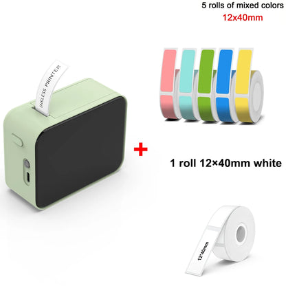 MarkLife P15 Mini Portable Thermal Printer Wireless Bluetooth-compatible Label Tag for Home Office Labeling Sticker Machine