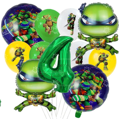 Cartoon Turtles Birthday Party Decorations Tableware Tablecloth Cup Plate Bag Napkins Balloon Baby Shower Turtles Party Favors