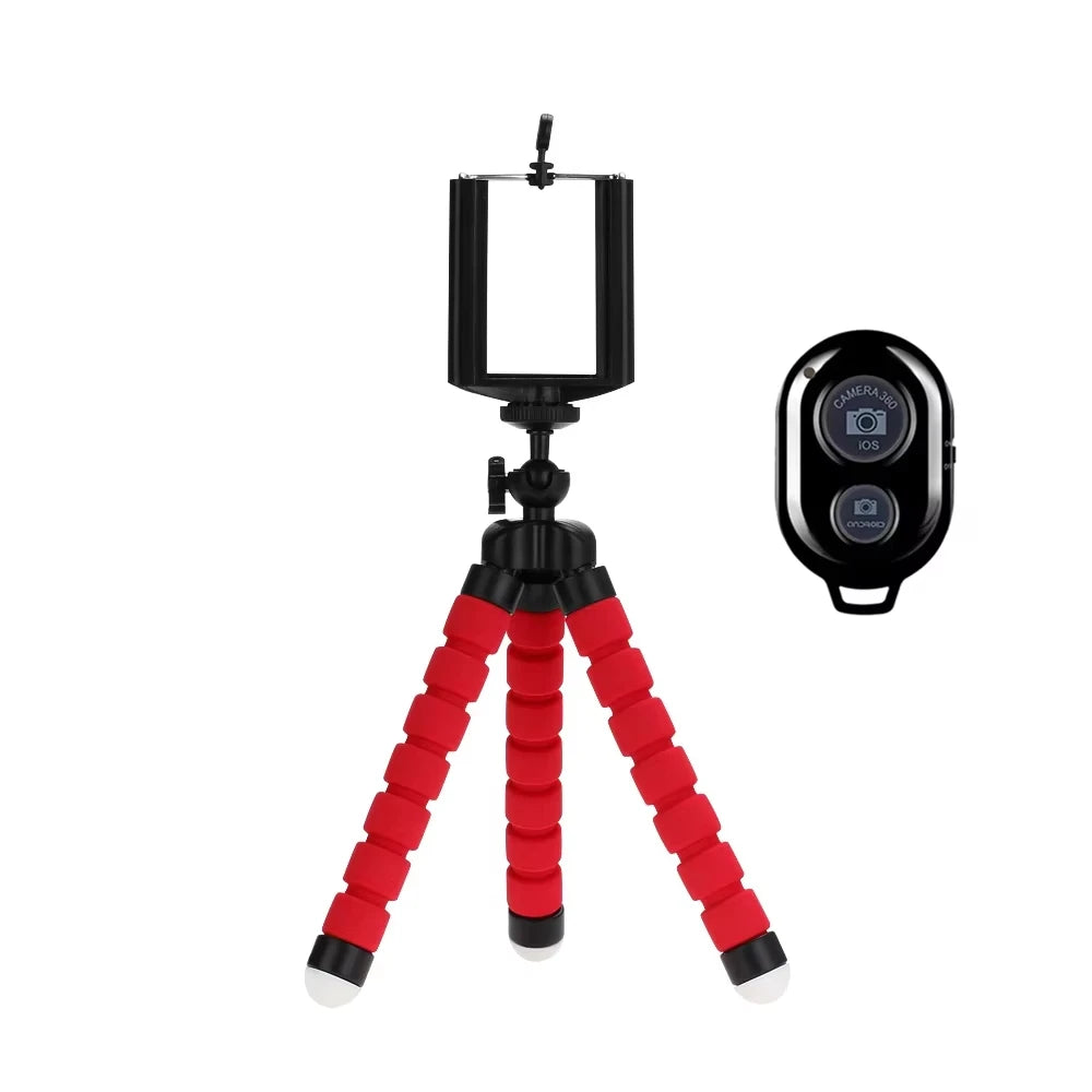 1/2pcs Tripods Tripod For Phone Mobile Camera Holder Clip Smartphone Monopod Tripe Stand Octopus Mini Tripod Stativ For Phone