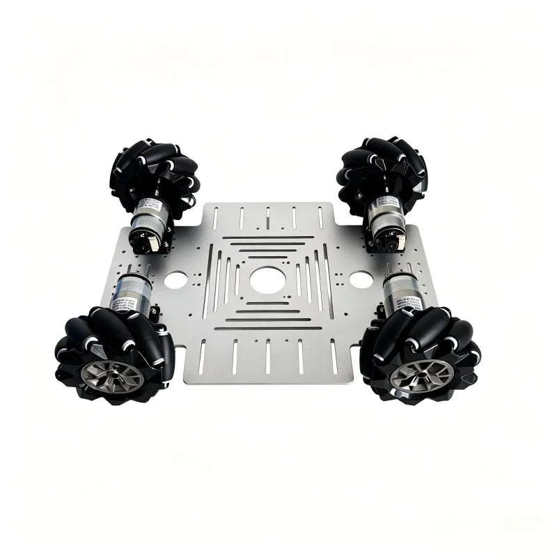 10-20Kg Load 330+240mm Big Plate 4WD Mecanum Wheel Robot Car with 12V Motor for Arduino ROS Robot Arm Chassis DIY Kit Toy Parts