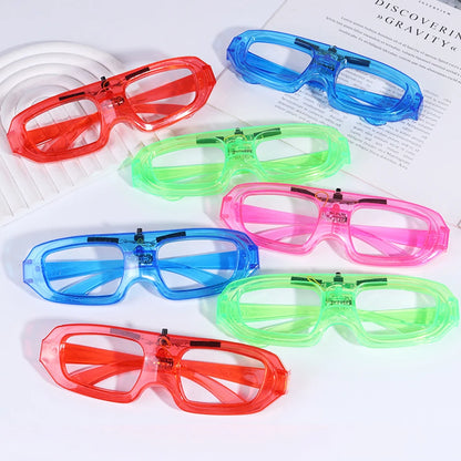 15/30 PCS LED Glow Glasses Multicolors Light up Glasses Glow In the Dark Party Supplies Neon Party Favors for Wedding Birthday