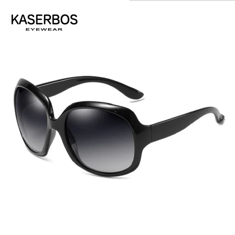 Polarized Women Sunglasses Oversized Anti Reflective UV400 Fashionable Simple Sports Style Drive