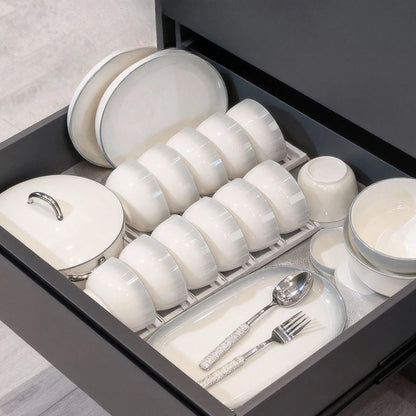 Handmade Underglaze Ceramic Deep Plate Dinnerware Set Rustic Kitchen Serving Dish Bowl Set Home Gift