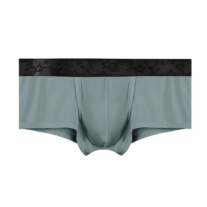 Spermatic vein underwear for men, ice silk summer thin style for men, scrotal support bullet separation varicose flat shorts