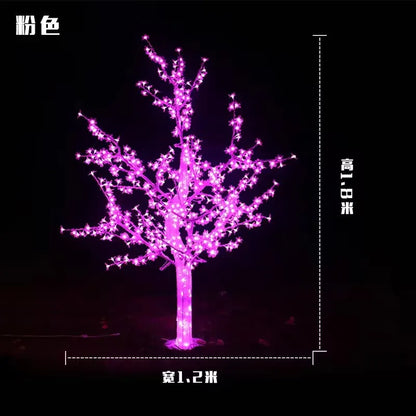 Cherry Blossom LED Christmas Tree Lights 480/576pcs Set 1.5m/5ft Height Indoor And Outdoor Decorative Lighting