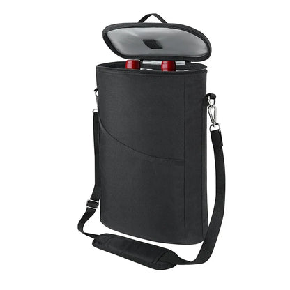 Wine Bottle Bag Soft Cooler Wine Bottle Insulated Bag for Wine Thermal  Outdoor Bag for Travel Carrier Tote Wine Glass