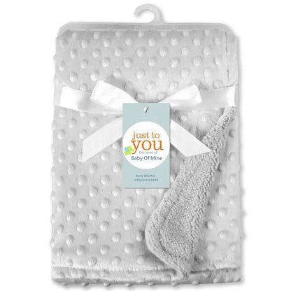 Newborn Baby Blanket Warm Fleece Thermal Soft Stroller Sleep Cover White Pink Beanie Infant Bedding Swaddle Wrap Kids Bath Towel