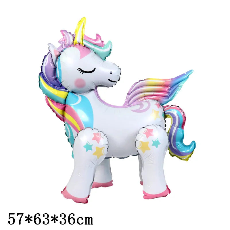 Rainbow Unicorn Balloon Unicorn Party Decor Supplies Unicorn Birthday Party Decoration Baby Shower Kids Girls Birthday Decor