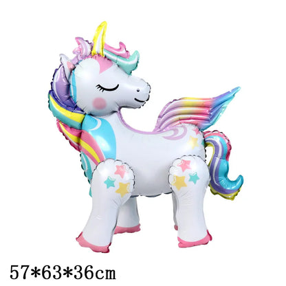 Rainbow Unicorn Balloon Unicorn Party Decor Supplies Unicorn Birthday Party Decoration Baby Shower Kids Girls Birthday Decor