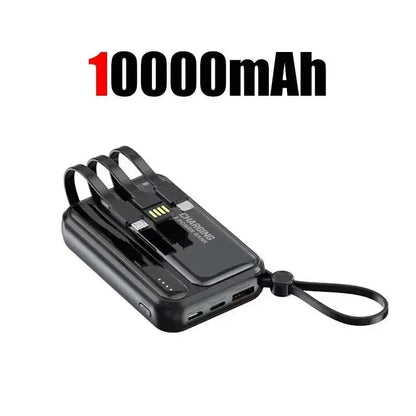 Lenovo 2026New 500000mAh 120W Super Fast Charging 4 In1 Cables Portable Power Bank Powerbank For Iphone Huawei Samsung