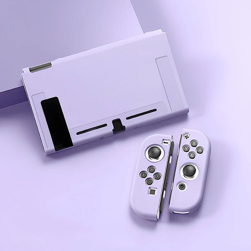 NEW Protective Case Compatible With  Switch OLED Console And Joy-Cons, Switch Can Be Inserted In Dock With Shell
