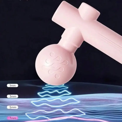 2026 Mini Massage Gun Fascia Machine Muscle Relaxation Vibrating Gun Portable Rod Massage Neck Body Fascia Gun Rechargeable