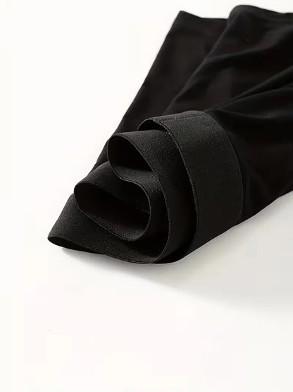 3Pieces Men's Bamboo Fiber Black Boxer Shorts Thin, Quick Drying Soft and Comfortable Men's Underwear Daily Casual Boxer Briefs