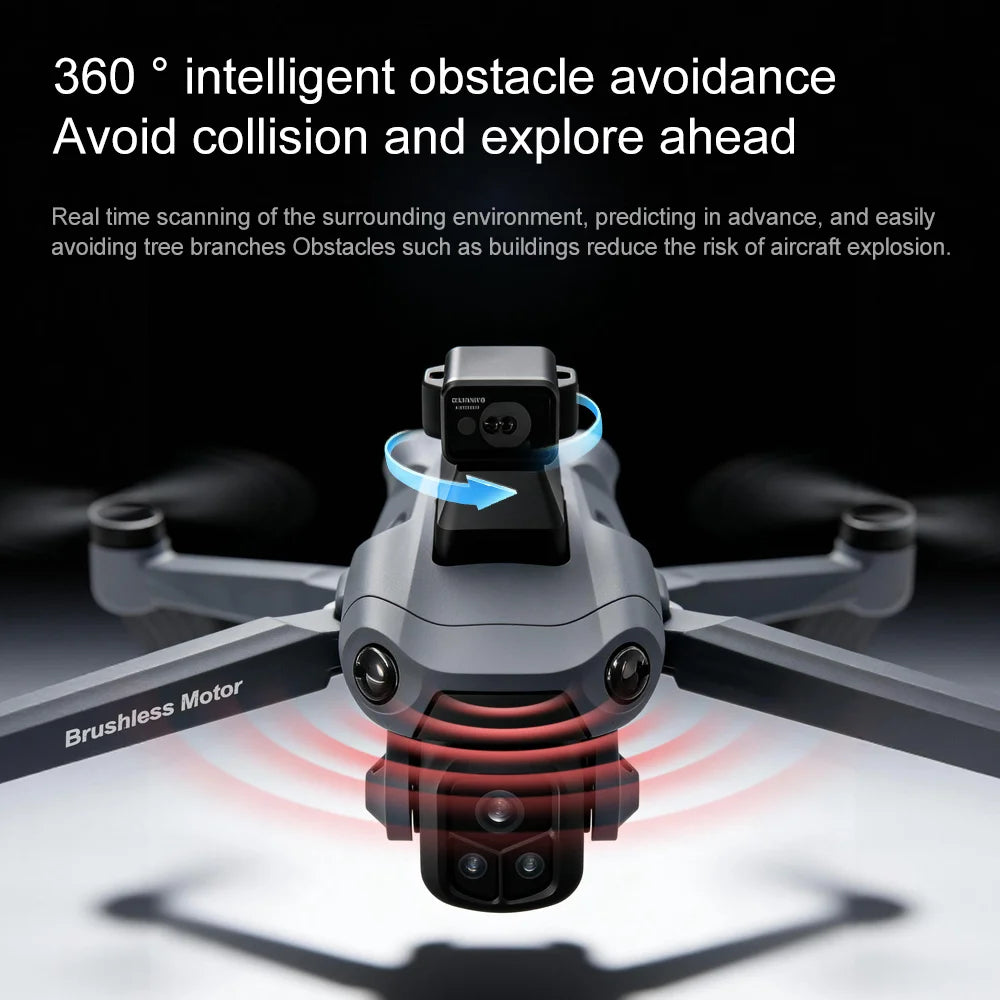 Original V918 Max GPS Drone 4K 8K Professional HD Camera Photography Brushless Foldable Quadcopter Laser Obstacle Avoidance Dron