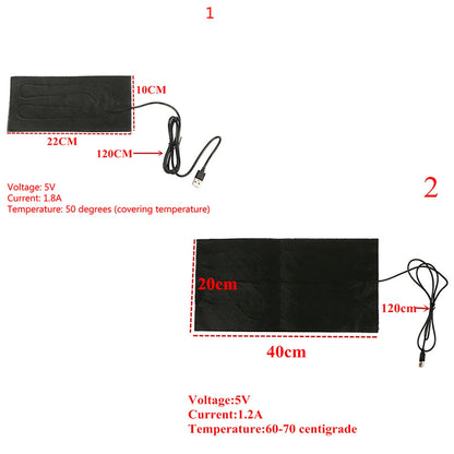 Wholesale 5V USB Warm Pads Fast Heating Heater Pet cushion Warmer For Cloth Vest Shoes