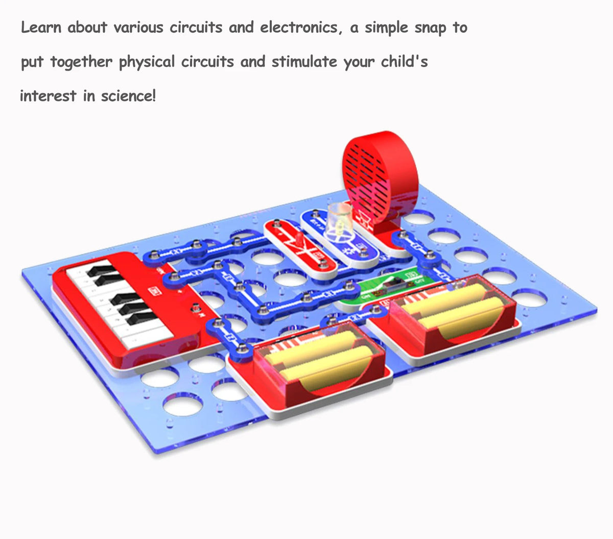 Science Kits For Kids Electronic Keyboard Circuit Learning Kit For Students Toys STEM DIY Electronic Kits