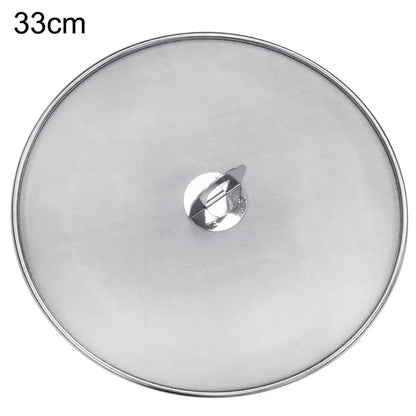 1Pc Kitchen Oil Proofing Lid Filter Foldable Handle Frying Pan Cover Splatter Screen Spill Proof Kitchen Cooking Tools