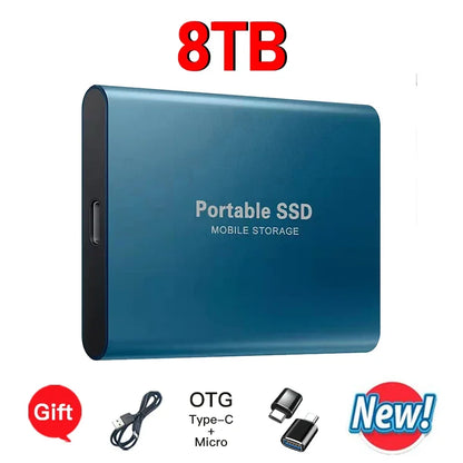Reliable Brand 1TB External Hard Drive  Portable SSD  2TB 4TB  USB 3.1 High Speed Solid State Disk Data Storage