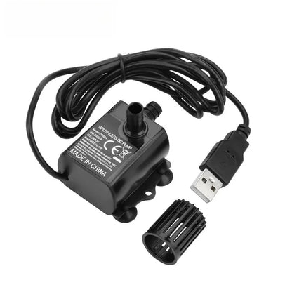DC5V DC 250L/H Brushless Small Water Pump 3m Mini Mini Fish Tank Water Dispenser Solar High-pressure Water Pump.