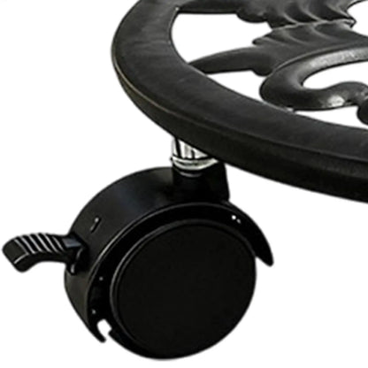 Plant Stand with Wheels Heavy Duty Metal Planter Tray Plant Roller for Indoor Outdoor Patio Garden Balcony Moving Display