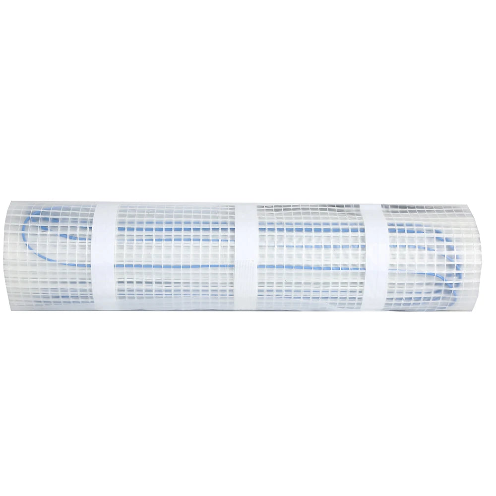 Radiant Electric Floor Quickly Heating System With Required Wifi Programmable Thermostat Includes Sensor Red Or White  Warm Mat