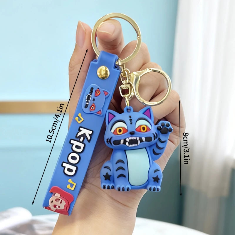 Kpop Rumi Keychain Kpop Group Rumi Mira Zoey Anime Character Keychains Backpack Pendant Charms Keyring Party Favor Gifts