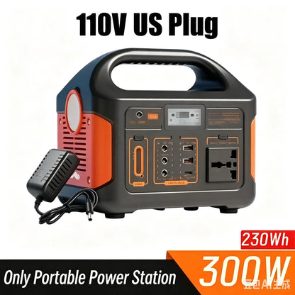 Gaiaray Solar Power Station 500W 300W Solar Generator 460WH 230WH Super Fast Charging APP Control Emergency Power Station for Home Camping Power Outages 110V US Warehouse