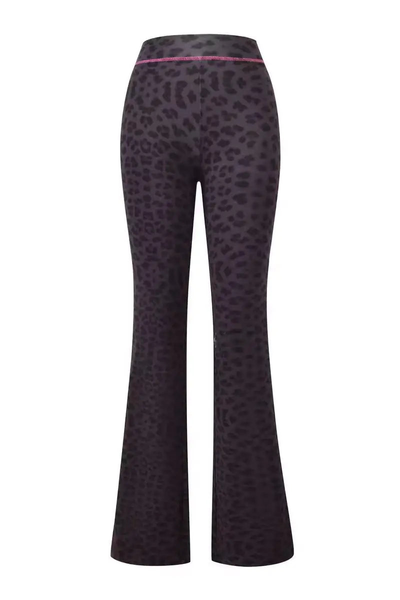 Gia Straight Shoulder Slim Letter Print Slim Hooded Zipper Short Jacket Sports Casual Pants Set