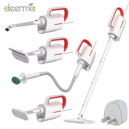 Original Deerma DEM-ZQ610 Steam Mopping Machine Multifunction Household Cleaning mop Aspirador 5 Attachments Mold