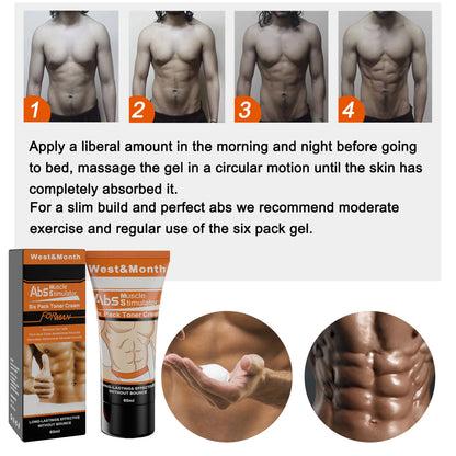 Abdominal Muscle Cream Anti Cellulite Fat Bu-rning Boost Metabolism Sweating Enhance Muscle Activit Remove Weight Muscle Cream