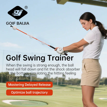Golf Hollow Ball Swing Practice Stick - Short Version, Understand the Strength of the Swing through the Sound