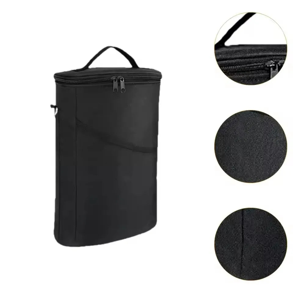 Wine Carrier Tote,Insulated Leakproof Wine Cooler Bag, Wine Travel Bag for Picnic Beach, Portable Wine Bottle Carrying Case