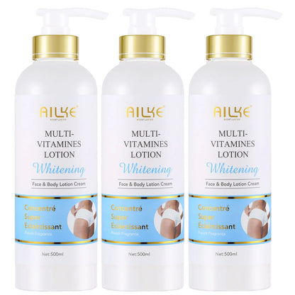 AILKE Multi Vitamin Brightening Skin Care Set, With Vitamin C E B5, Hydrating, Anti Dark Spots, Wrinkles, Even Tone for Women