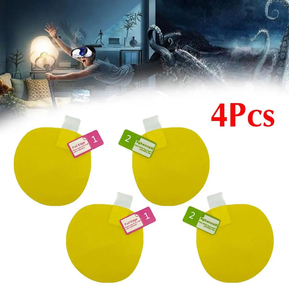 2/4Pcs VR Lens Film For Meta Quest 3 Lens Protector Anti-Scratch VR Headset Helmet Lens Film Accessories New