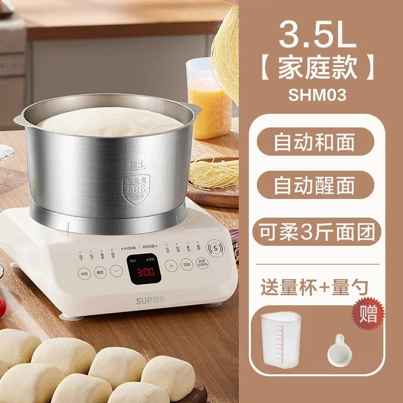Stand Mixer Automatic Integrated Kneading Stirring Dough Fermentation Household Small Chef Machine for Baking