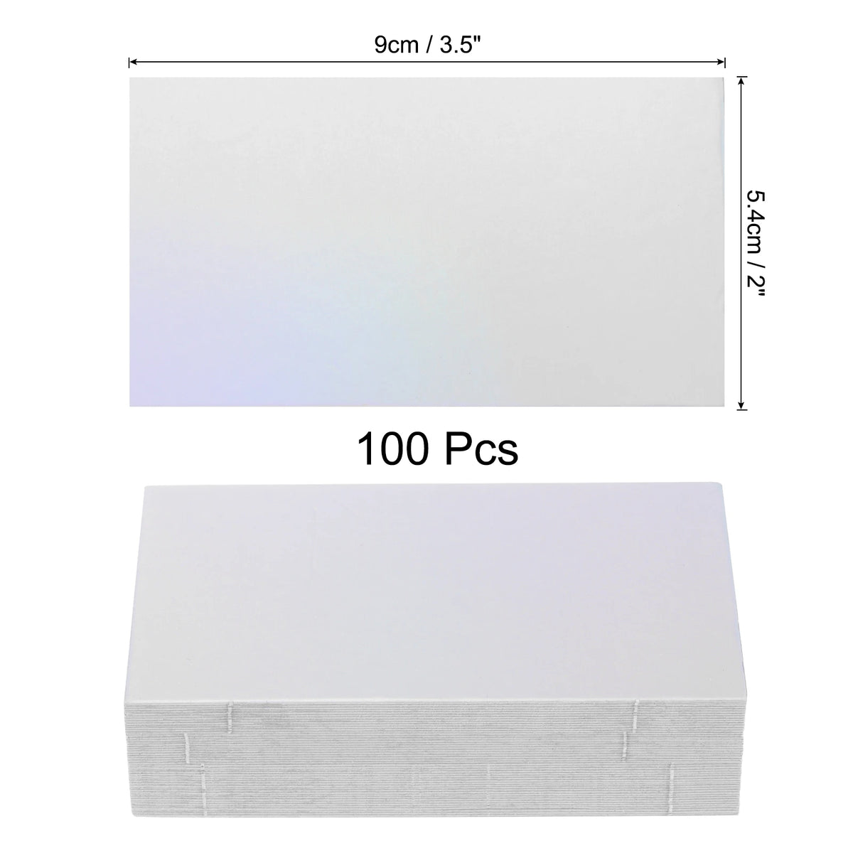 50/100Pcs Business Card Stock Blank Business Cards for Laser Printer Small Message Card Graffiti Scrapbooking DIY Thanks