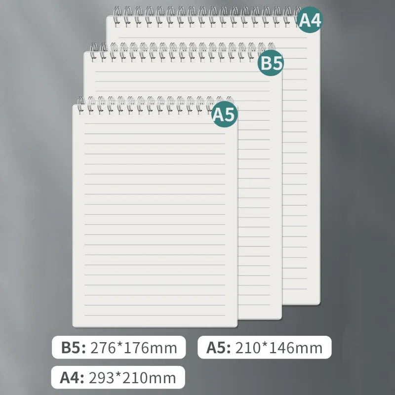 A4 A5 B5 Spiral book coil Notebook To-Do Lined DOT Blank Grid Paper Journal Diary Sketchbook For School Supplies Stationery
