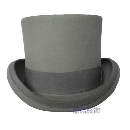 100% Wool Magic Top Hat & President Derby, Felt Jazz Cap & Equestrian Style, Gentleman Formal Hat Collection